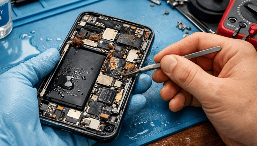 How to Fix a Water-Damaged Smartphone Safely