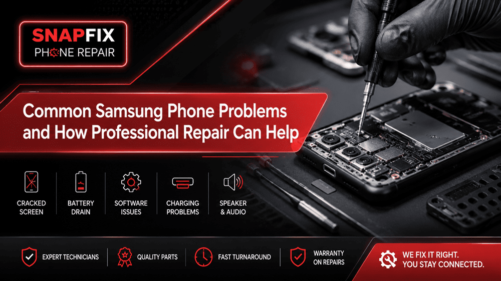 Common Samsung Phone Problems and How Professional Repair Can Help