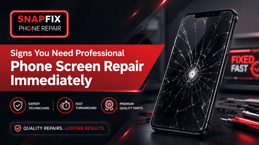 Signs You Need Professional Phone Screen Repair Immediately